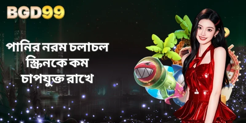 পানির নরম চলাচল স্ক্রিনকে কম চাপযুক্ত রাখে